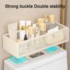 Toilet Tank Topper Basket Bathroom Organizer Over The Toilet Storage Rack Space Saving Above The Tank Mesh Shelf for Small Bathroom Storage
