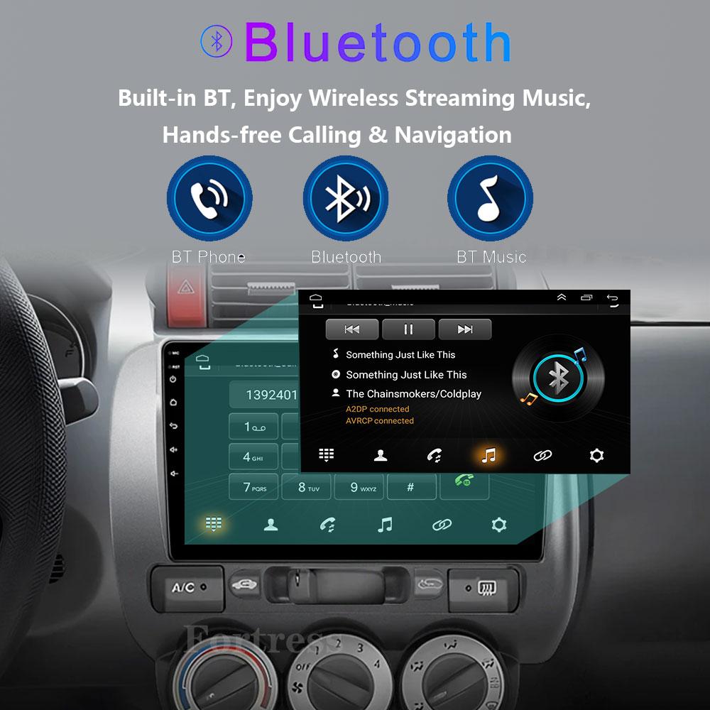 2 Din Android 14 Car Radio For Honda Fit Jazz City 2002-2007 Multimedia Video Player Navigation GPS 4G Carplay Auto Stereo RDS