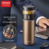 TAFUCO Double Wall Glass Tea Infuser Bottle