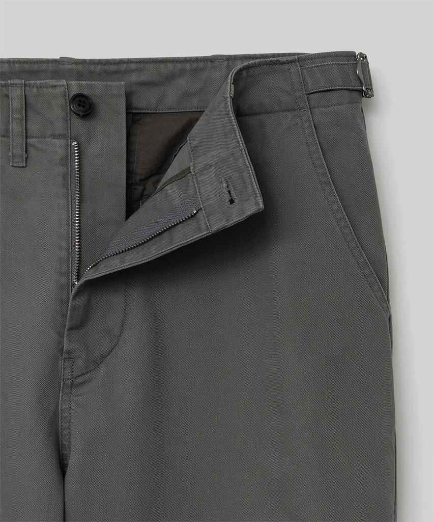 ANOTHER OFFICE French Drill Chino Pants (Smoky Gray)