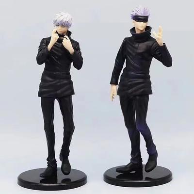 21CM Anime Jujutsu Kaisen Satoru Gojo Figur Austauschbarer Kopf Modell Spielzeug Geschenk Sammlung Itadori Yuji Actionfigur PVC