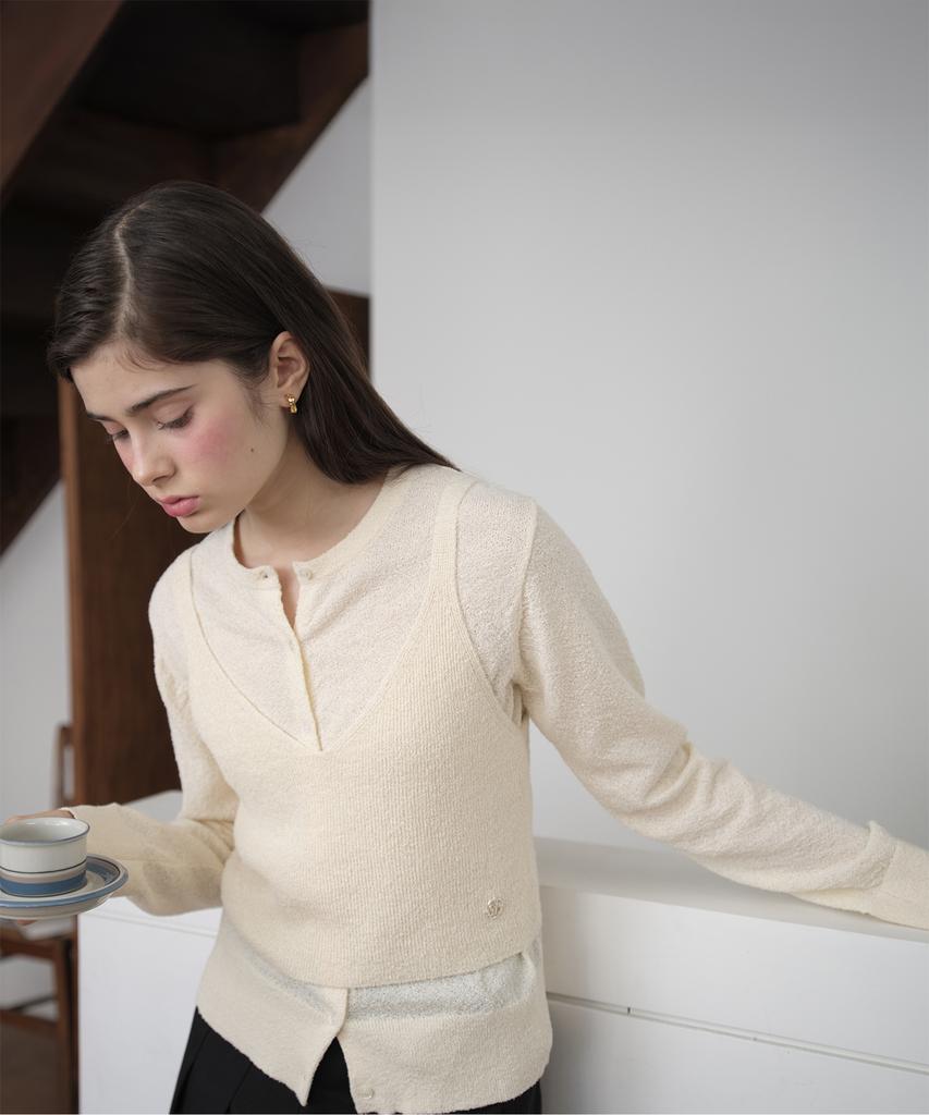 JUCYJUDY Knit Layering Set Jzkt624A