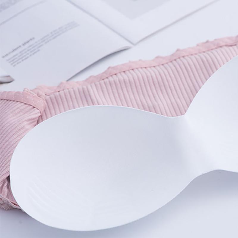 Damen trägerloser BH Tube Top Strickfaden BHs ohne Träger Einfarbig Unterwäsche