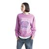 ROXY Pigment Dyed French Terry Crewneck Sweatshirt Vintage Style Pullover for Women