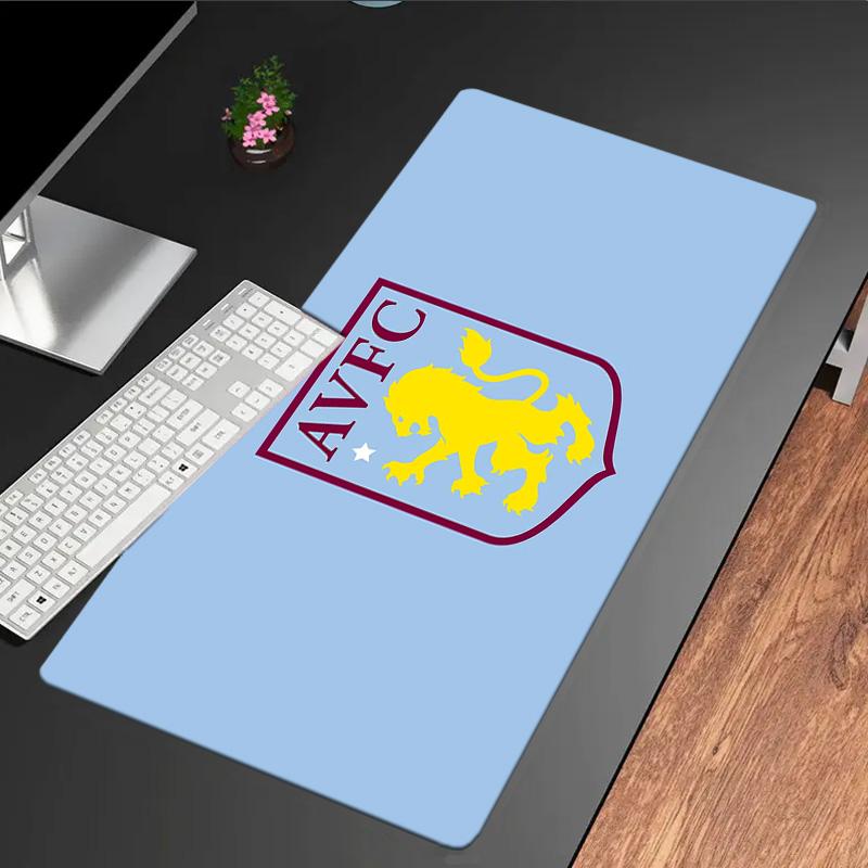 Tappetino per mouse del Football Club Aston Villa Tappetino per mouse, Tappetino per mouse da gioco, Tappetino per tastiera, Decorazione per scrivania per computer portatile Regalo per tifoso Regalo di compleanno