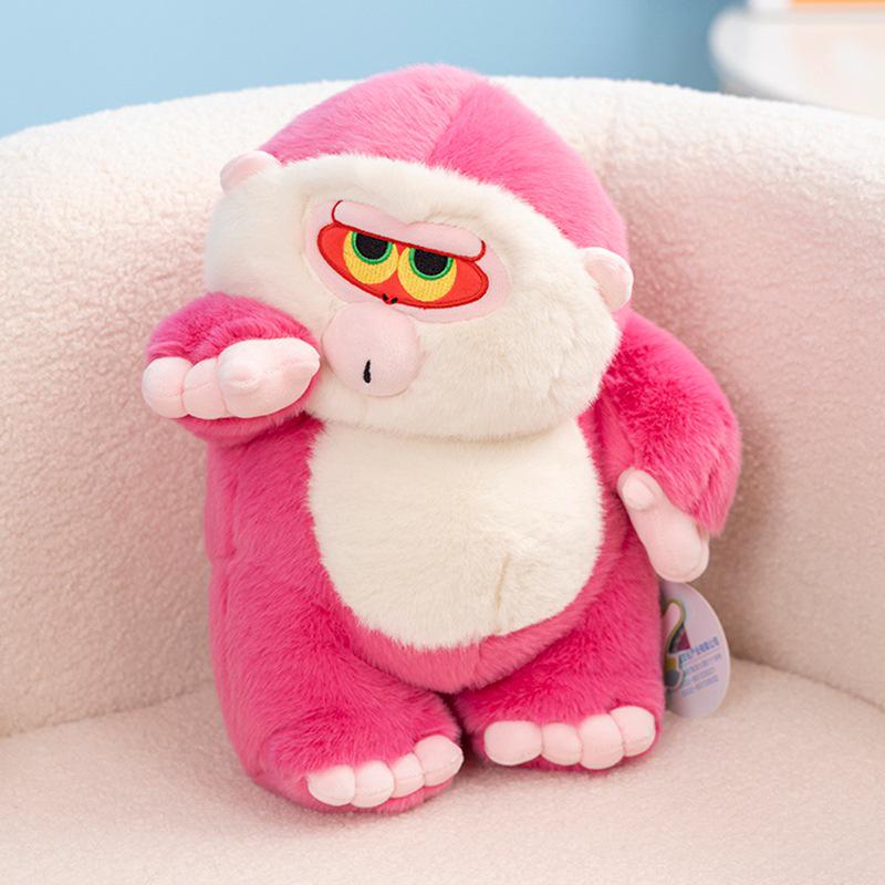 Sait Dudu Cute Monkey Doll: Adorable Sitting Posture with Milk Tea - Perfect Gift for Friends