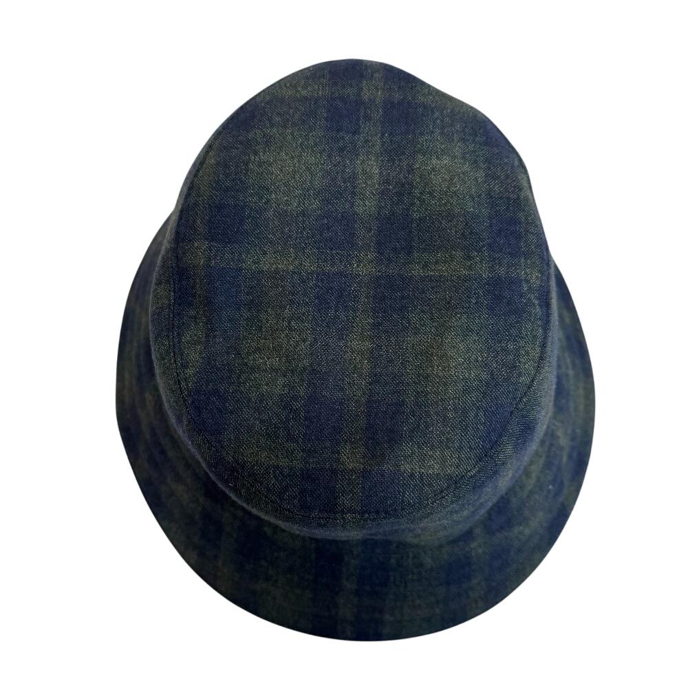 Hermes Bucket Hat Fabric Hat Green Fabric Used