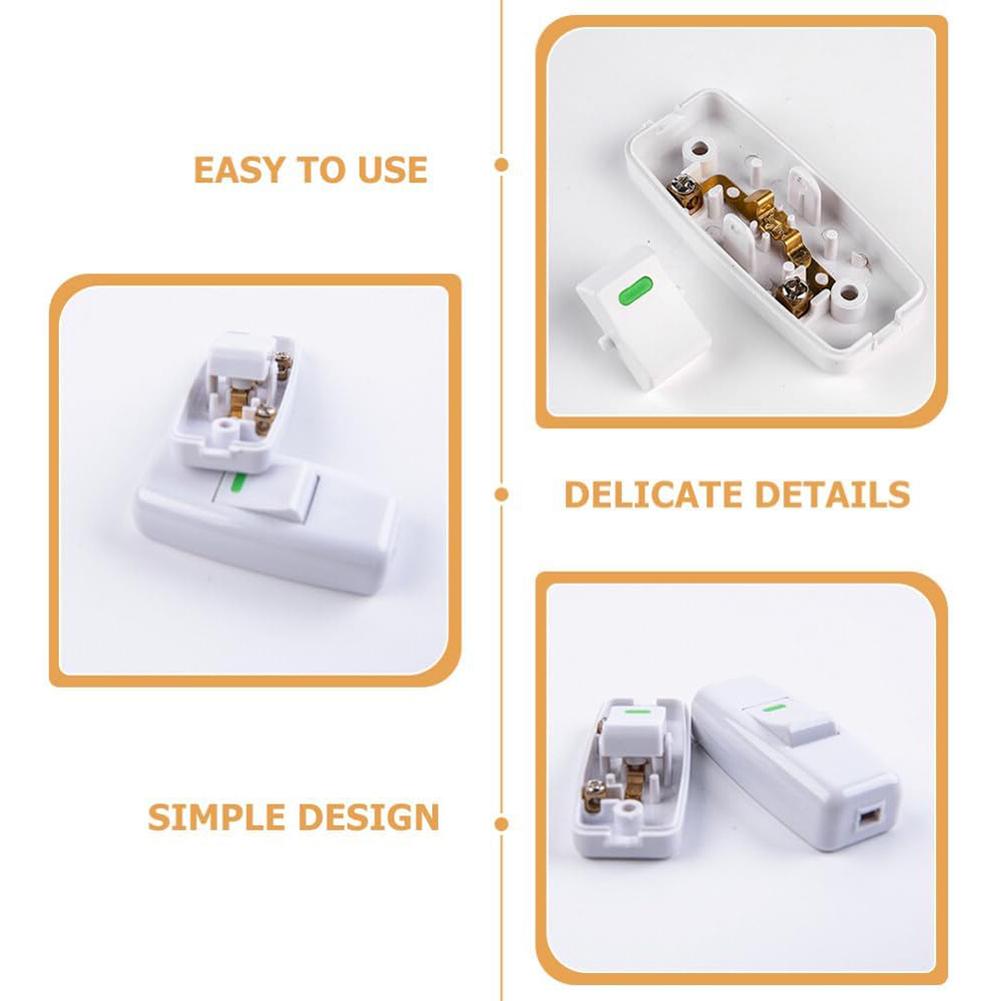 Compact Design 2-Pin Switch Cord Switch Impulse Switch