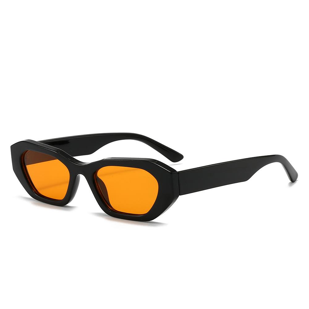 Fashion Personality Small Frame Irregular Sunglasses  Trend Personality Hip-Hop Concave Modelling Pc Sunglasses