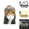 Make-up-Maske für Erwachsene mit Spitzendesign und Glitzerakzenten für Kostümpartys und Halloween-Veranstaltungen