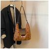 Vintage Large Capacity Spotted Bag for Women New Single Shoulder Multifunctional Crossbody Backpack