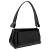 Vivienne Westwood Classic Saturn Logo Leather Shoulder Bag Women shoulder bag Black 46020004WL001ON404