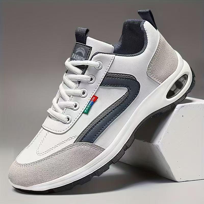 Men's Lightweight Waterproof Running & Work Shoes - Comfortable, Thick Sole, Casual Outdoor Sneakers for Spring & Autumn