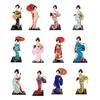 12" Japanese Geisha Collectible Figurine Kimono Dolls Asian Geisha Doll Girl Statue for Home Office Shelf Table Decoration