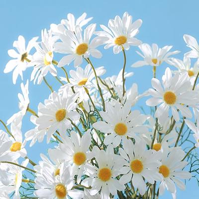 1PCS 5 Heads Artificial  Fake Flowers Small Daisy Wedding Bouquet Party Home Decor