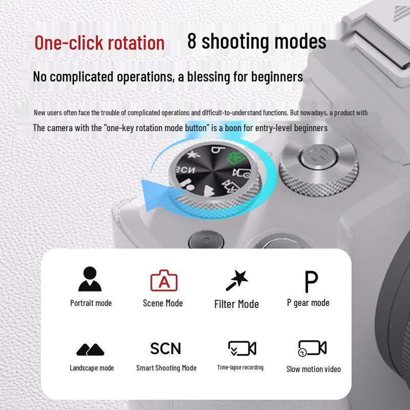 SONGDIAN DC226 8K 48MP Dual-Camera Mirrorless Vlog Camera (CN version)