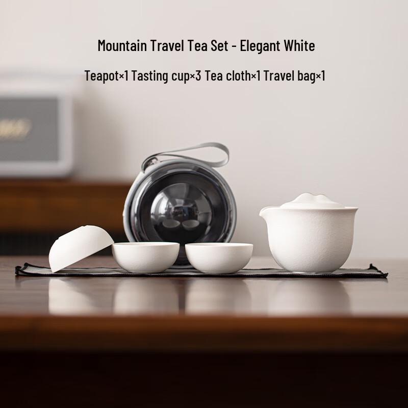 Portable Ceramic Travel Kung Fu Tea Set