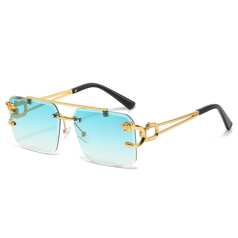 JYL TS Sunglasses UV Protection Leopard Frameless Driving/1228