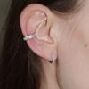 OURPIERRE GRANITO EARCUFF S SILVER