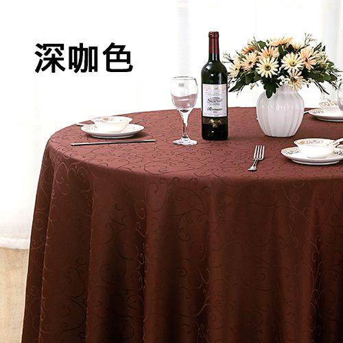 Modern Minimalist Solid Color Dining Table Set Hook Up Party Circular Decorative Cloth Multiple Colors of Chinese Tablecloth