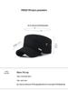 Zhen Yueqi Men's Korean Style Casual Sunshade Flat Top Cotton Hat