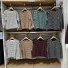 Women's Striped Boat Neck Long Sleeve Loose Fit T-shirt - Autumn Fashion Y460297