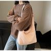 Lazy Style Large Capacity Tote Bag With Vintage Design For Daily Use