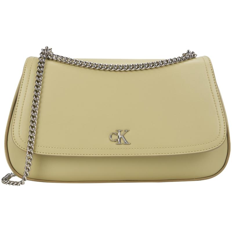 

Calvin Klein Metal Letter Chain Shoulder Crossbody Bag Small Women Bags Mint-Tea 4F3171G-IYZ Basic Set (Bag)