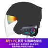 3/4 Open Face Motorcycle Helmet Men Adult Full Coverage DOT ECE Certified Use ABS Material Lightweight Safety Gear