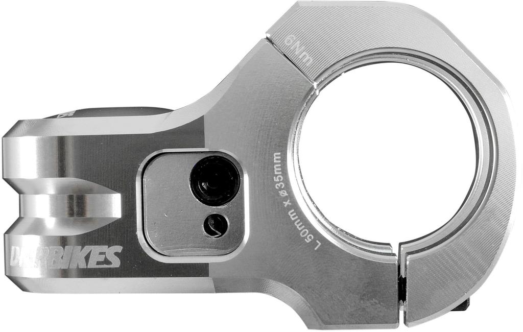DMR DEFY 50 STEM POLISHED SILVER (31.8MM) -