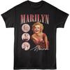 Marilyn Monroe Schönes Lächeln Erwachsenen Kurzarm T-Shirt Popkultur Schauspielerin Vintage Stil Grafik T-Shirts