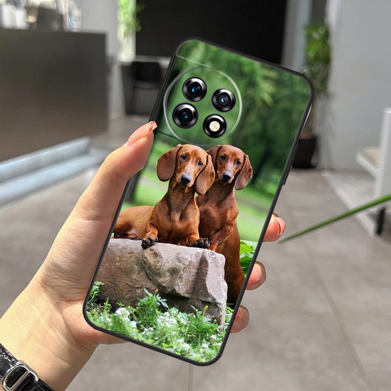 Dachshund Dog Case For OnePlus Nord N20 N30 CE 5 3 4 Lite OnePlus 15 13 12 11 10 Pro 10T 13T 13R 15R Cover