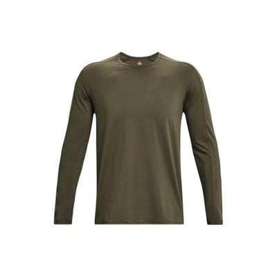 Solides Lässiges Trainings-Sport-Slim-Fit-Langarm-T-Shirt Herren Tops Grün 1379672-390