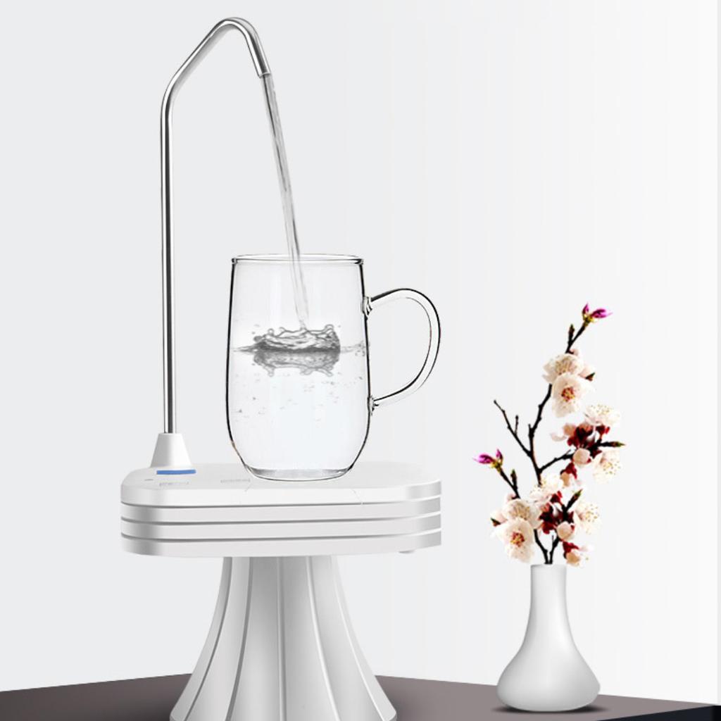 Elektrischer Wasserspender fürs Büro, wiederaufladbarer Flaschenwasserpumpen-Haushaltswassereimer, Wasserdruck, drahtloser Wasserhydrant