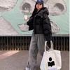 Women's new winter cotton-padded clothes, fashion jackets, cotton-padded jackets, short down cotton-padded clothes, thickened small people.