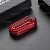 For FIAT F500 500L 500X Abarth 595 695 Brava Qubo Scudo Ducato Real Hard Carbon Fiber Key Fob Cover Remote Key Replacement Shell