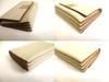 Authentic LOEWE Anagram Light Gray Leather Business Card Holder #a874  Refurbished