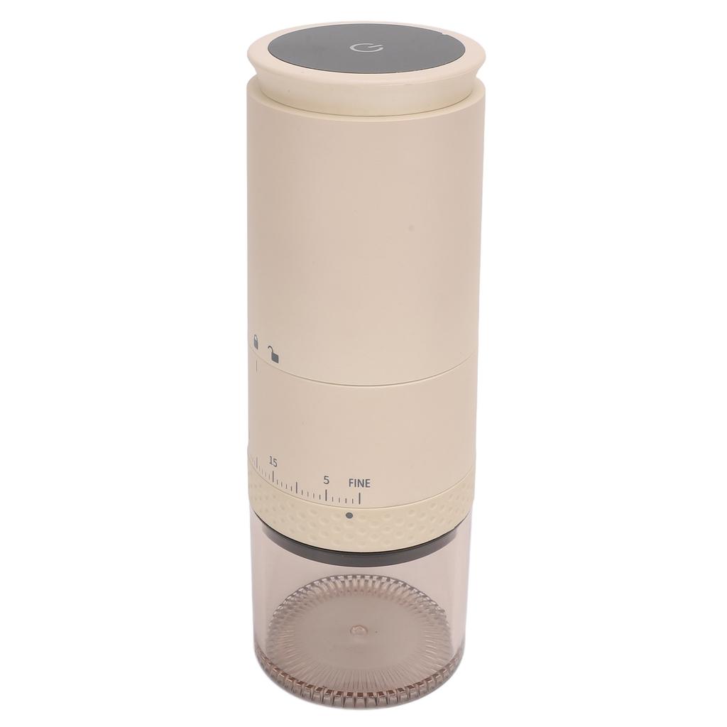 One Touch Kaffeemühle 110 ml Pulverkapazität Abnehmbare Kammer 38 Geschwindigkeiten USB Wiederaufladbar Kaffeemühle