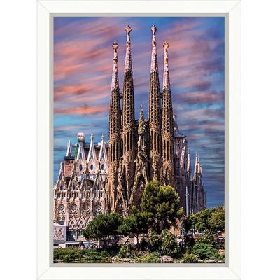 Magnificent Familia Cathedral Mini Size Jigsaw Puzzle PKMI1000-3607, Mixed Colors, 1000 Pieces Jigsaw Puzzle, Childrens Games, Educational Toys