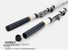 JOSBY Ultralight Telescopic Carbon Fiber Spinning Rod - Portable Fishing Rod for Travel (3.0m/2.7m/2.4m)