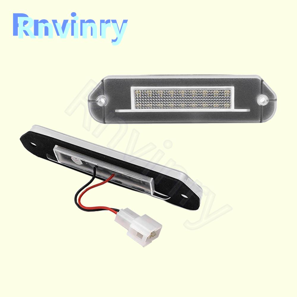 2Pcs For Honda Civic Gen5 EG EJ 92-95 Accord CD 94-97 Prelude BB1 2 3 4 92-96 White LED License Plate Light Number Plate Lamp