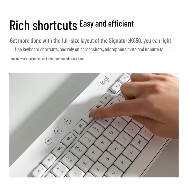 Logitech K650 Wireless Dual-Mode Office Keyboard