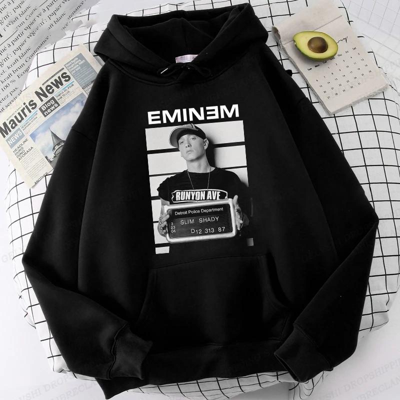 

Eminem Print Hoodie Men Women Fashion Hip Hop Hoodies Women Sweats Rapper Sweats Clothing Rock Fashion Harajuku Sweatshirts S