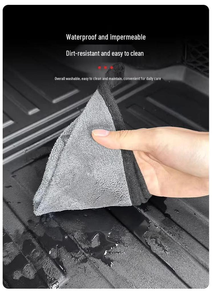 Hongjie S9T TPE Waterproof Trunk Mat - Car Interior Protection Accessory