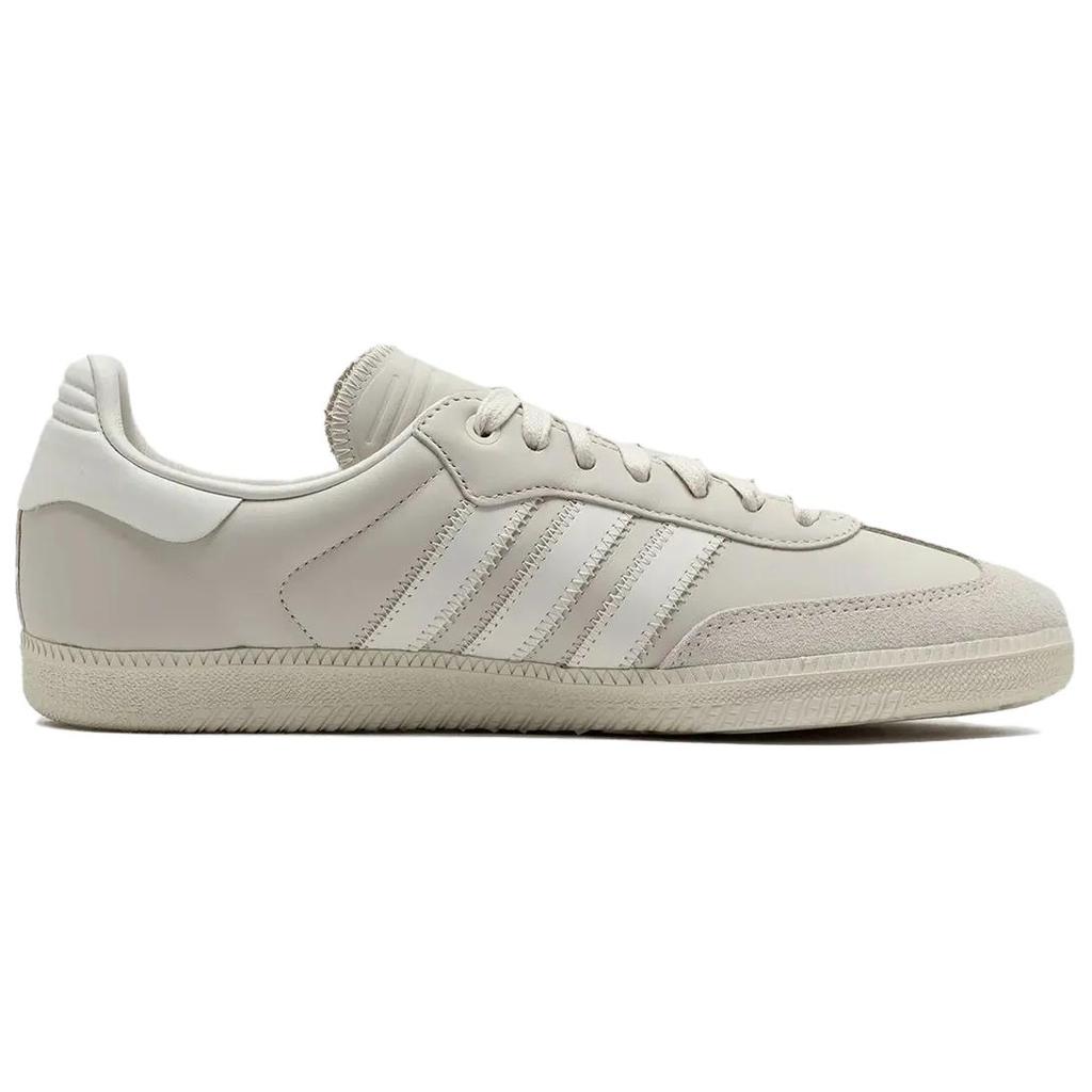 Pharrell X Adidas Samba Human Race Aluminium White Unisex Sneakers Grey Cloud-White ID9067