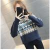 Dimanaf 2024 New Spring Sweaters Turtleneck Pullover.Women Sweaters Knitting Loose Sweater White