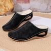 Plus Size Shoes for Women 36-42 Winter Fashion Women Slip on Short Plush Warm Comfortable Platform Wedges Non-slip Slippers Flat