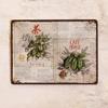 Tea & Coffee Tin Sign, Retro Kitchen Wall Decor 20x30cm