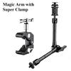 11 Inch Metal Magic Articulated Arm Adjustable Super Clamp For Led Light Lcd Video Dslr Camera Accessories