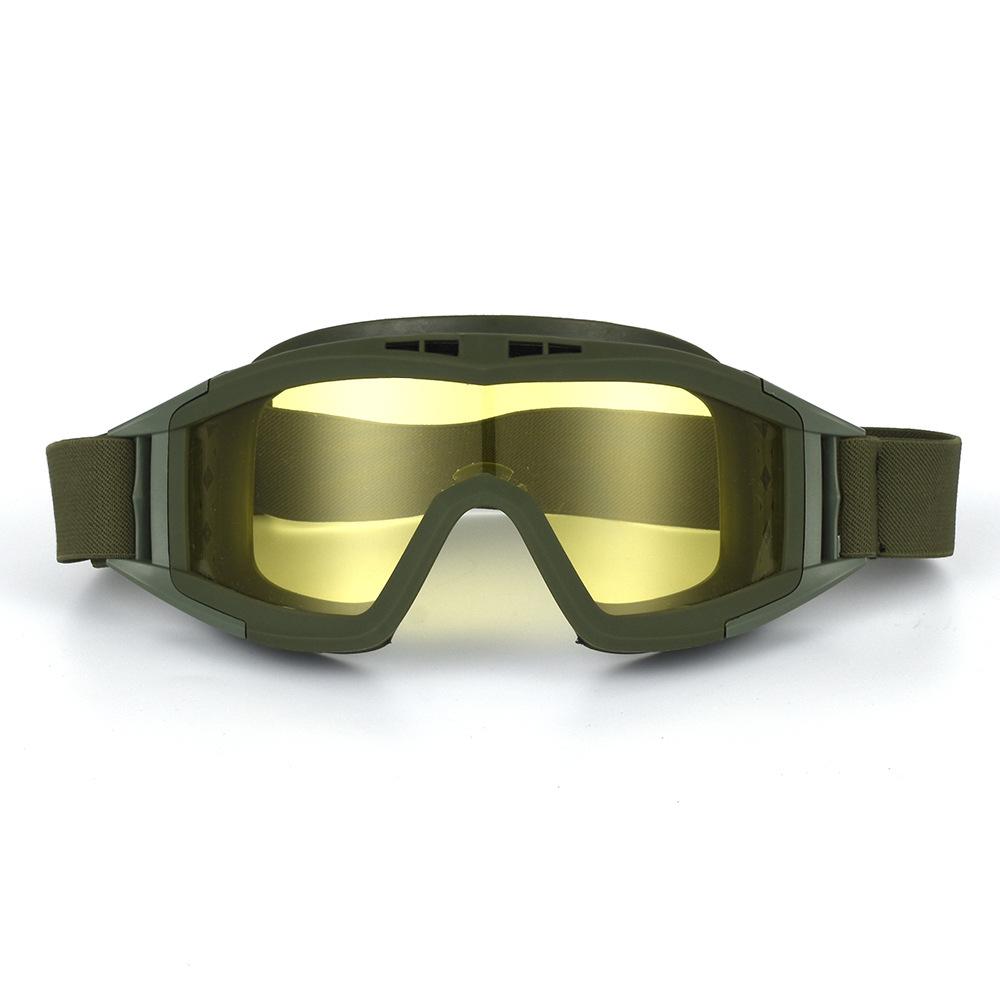 Tactical Goggles Mountaineering Shooting Sunglasses Windproof Sand Control Motocross CS Glasses 3 Lenses Replaceable Motorcycle